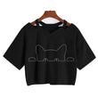 Load image into Gallery viewer, Cute V-neck Crop Top

