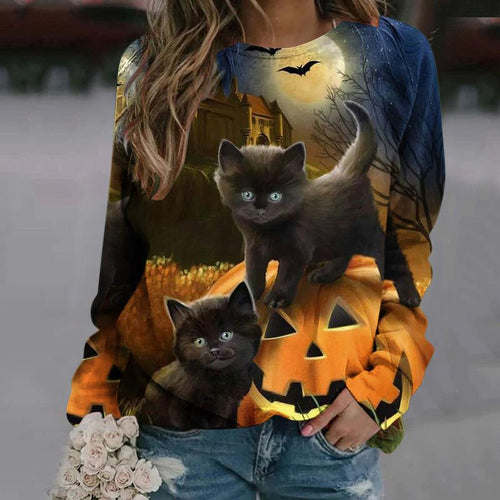 Petlington-Cats Pumpkins Sweatshirt