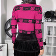 Load image into Gallery viewer, Petlington-Goth Aesthetic Cat Knitted Sweater
