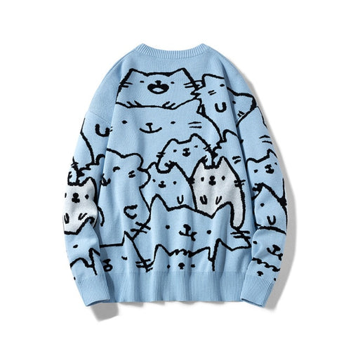 Petlington-Cute Oversized Cat Sweater