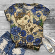 Load image into Gallery viewer, Petlington-Summer Cat T-shirt

