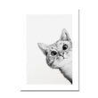 Load image into Gallery viewer, Black White Cat Canvas
