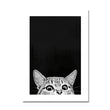 Load image into Gallery viewer, Black White Cat Canvas
