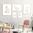 Load image into Gallery viewer, Cat Gesture Art Decor
