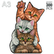 Load image into Gallery viewer, Cat  Wooden Jigsaw Puzzle
