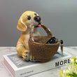 Load image into Gallery viewer, Dog Basket Figurine Storage
