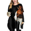 Load image into Gallery viewer, Petlington-Cat Printed Oversized Dress
