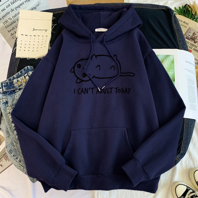 Petlington-Cat Lying Hoodies