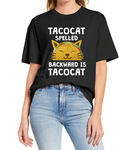 Petlington-Tacocat Spelled Backward T-shirt