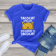 Load image into Gallery viewer, Petlington-Tacocat Spelled Backward T-shirt
