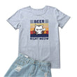 Load image into Gallery viewer, Petlington-Beer Right Meow Cat T-shirt
