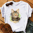 Load image into Gallery viewer, Petlington-Colorful Cat T-shirt
