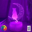 Load image into Gallery viewer, 3D LED Cat Moon Light
