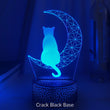 Load image into Gallery viewer, 3D LED Cat Moon Light
