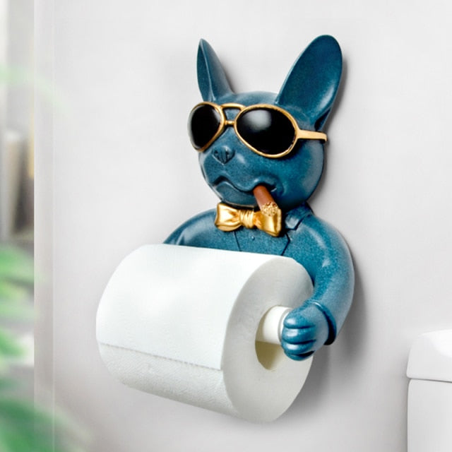 Petlington-Dog Tray Toilet Paper Holder