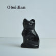 Load image into Gallery viewer, Handmade Crystal Cat Statue
