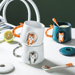 Load image into Gallery viewer, Cute Cat Mug Set
