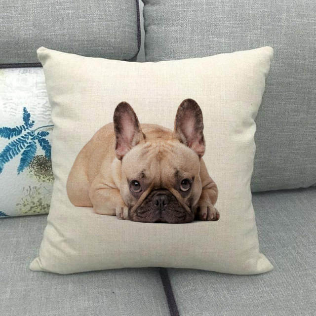 Throw Pillows Dog Pattern