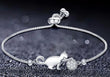 Load image into Gallery viewer, Adjustable Cat Charm Bracelet
