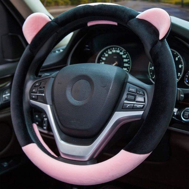 Cute Cat Steering Wheel Cover