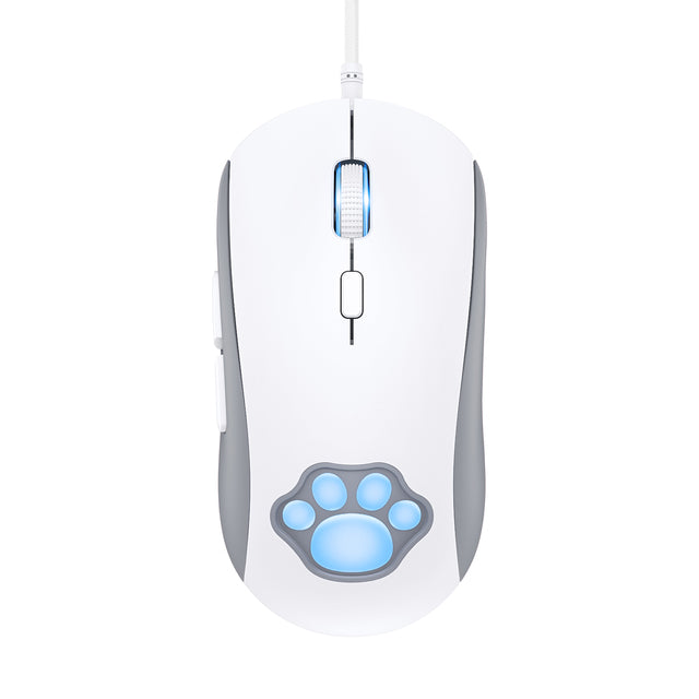 Cute Cat Paw Print Mouse