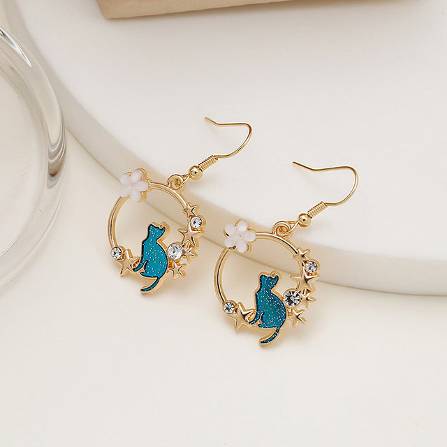 Fashion Cute Korean Cat Earrings (FREE)