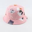 Load image into Gallery viewer, Cartoon Cat Kids Bucket Hat
