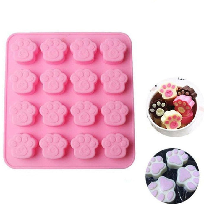16 Holes Paw Cookie Mold