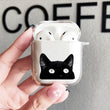 Load image into Gallery viewer, Cartoon Cat TPU AirPods Cover

