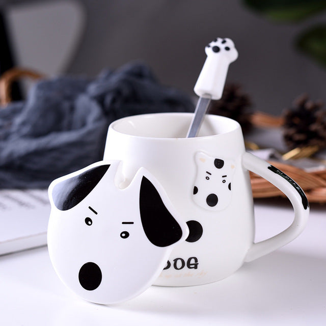 Nordic Puppy Ceramic Mug