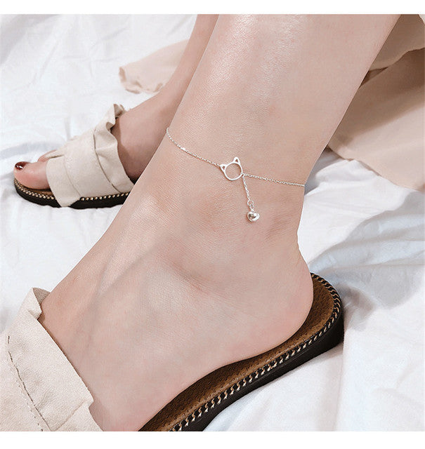 Cute Cat Bell Anklet