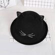 Load image into Gallery viewer, Cat Ears Sunscreen Bowler Hat
