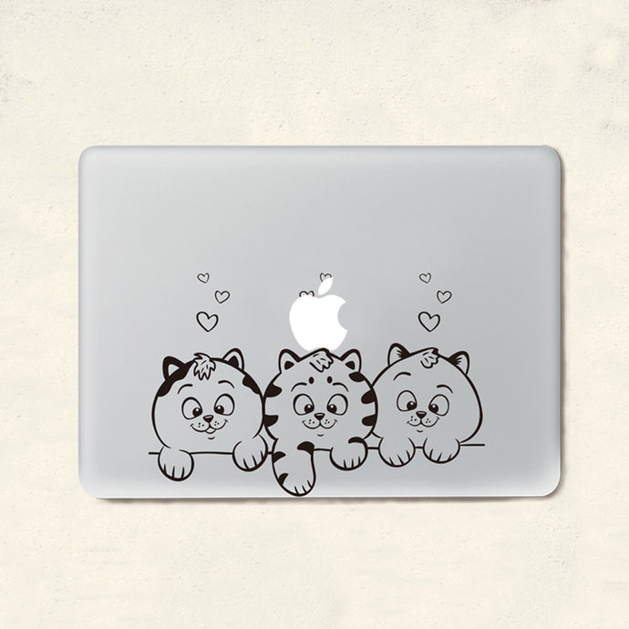 Cute Cat Laptop Sticker
