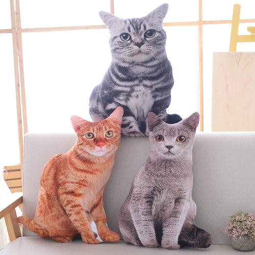Petlington-Plush Cat Pillows and Decor