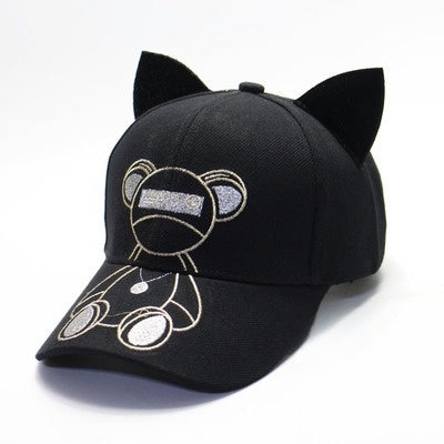 Korean Cat Ear Baseball Cap